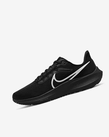 Nike Air Zoom Pegasus 39 Negros Negros Plateados Negros | MX 1162